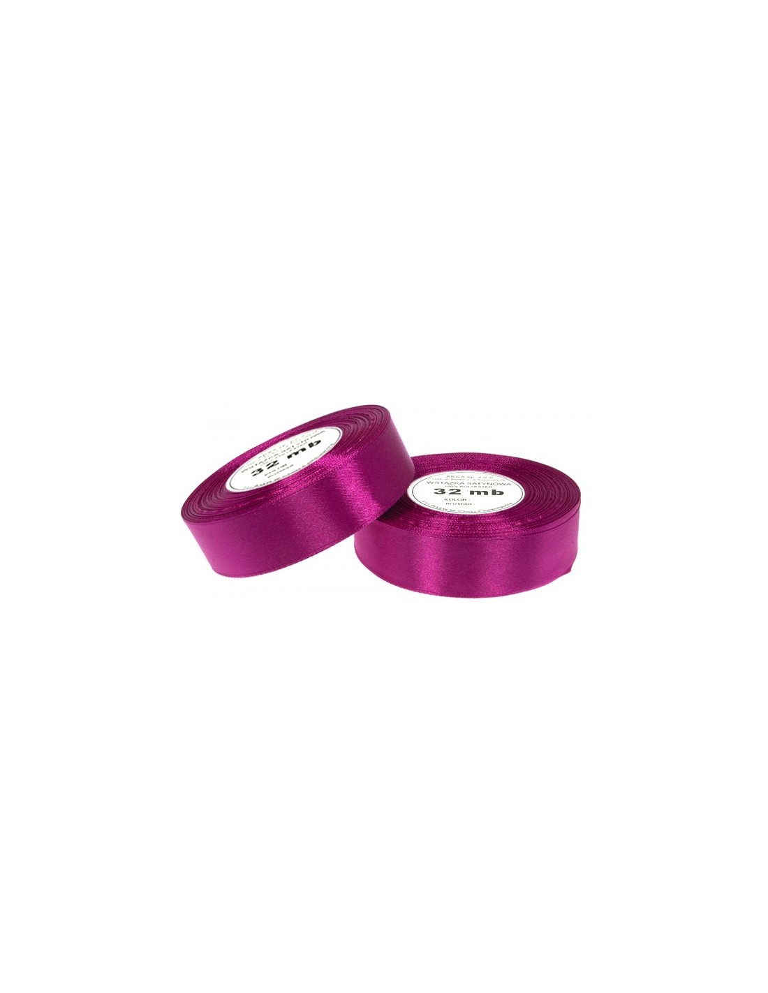 12mm WS8053 Satin Ribbon Fuchsia 32mb 12mm WS8053 Satin Ribbon Fuchsia 32mb