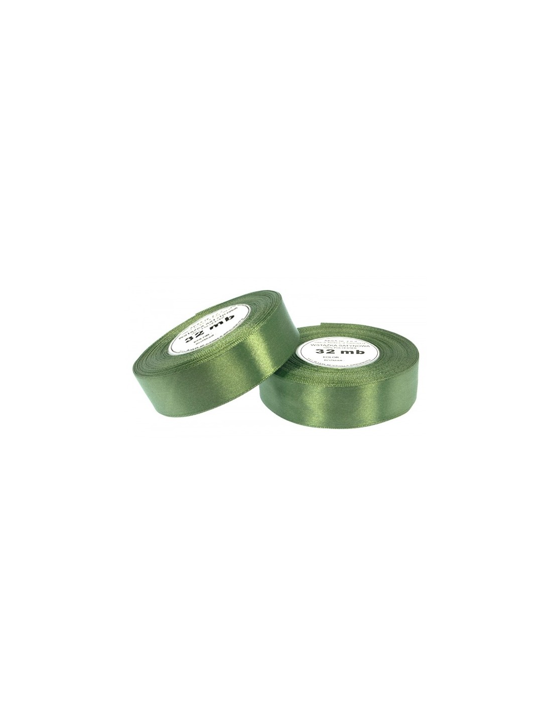 12mm WS8083 Satin Ribbon Khaki 32mb 12mm WS8083 Satin Ribbon Khaki 32mb