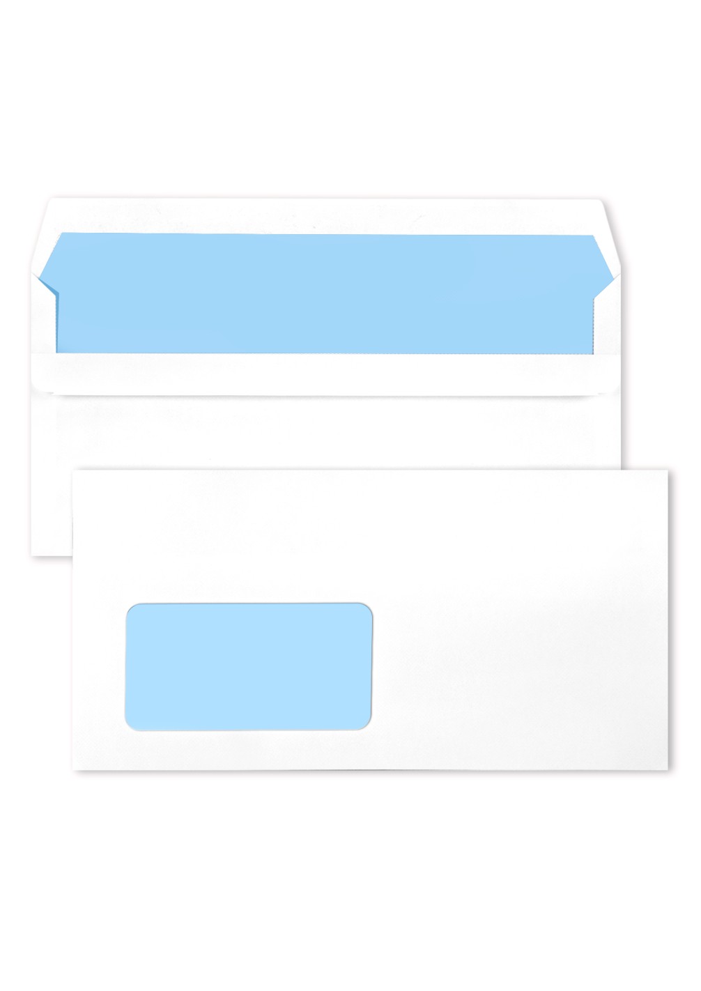 Letter Envelope DL Self Seal White OKL Pack of 1000 Letter Envelope DL Self Seal White OKL Pack of 1000