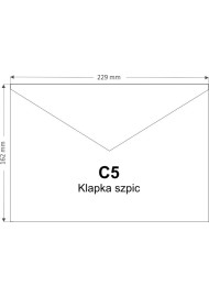 Munken Pure Envelope C5 Gummed Ecru 120g