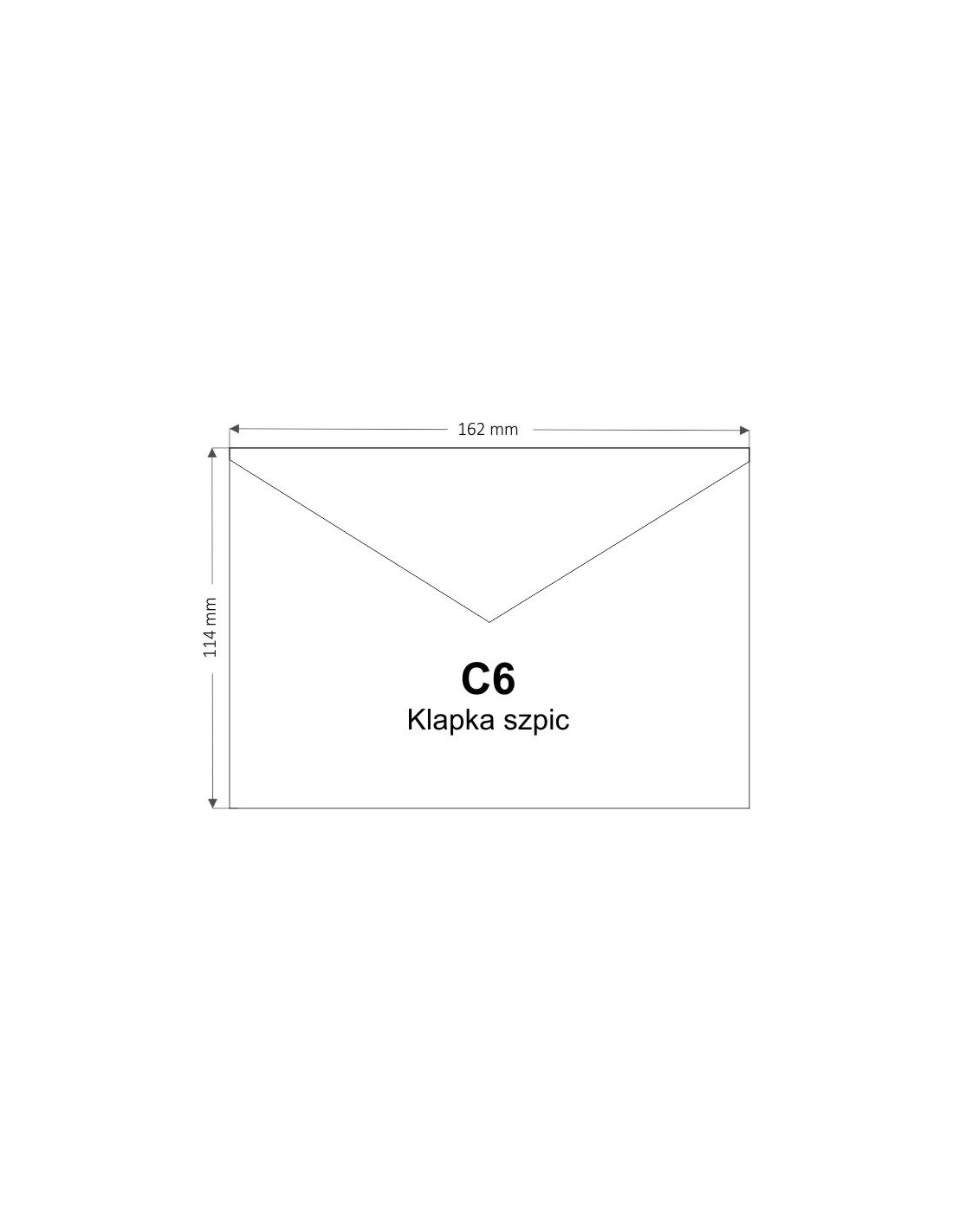 Decorative envelope C6 NK Sirio Color Arancio orange 115g