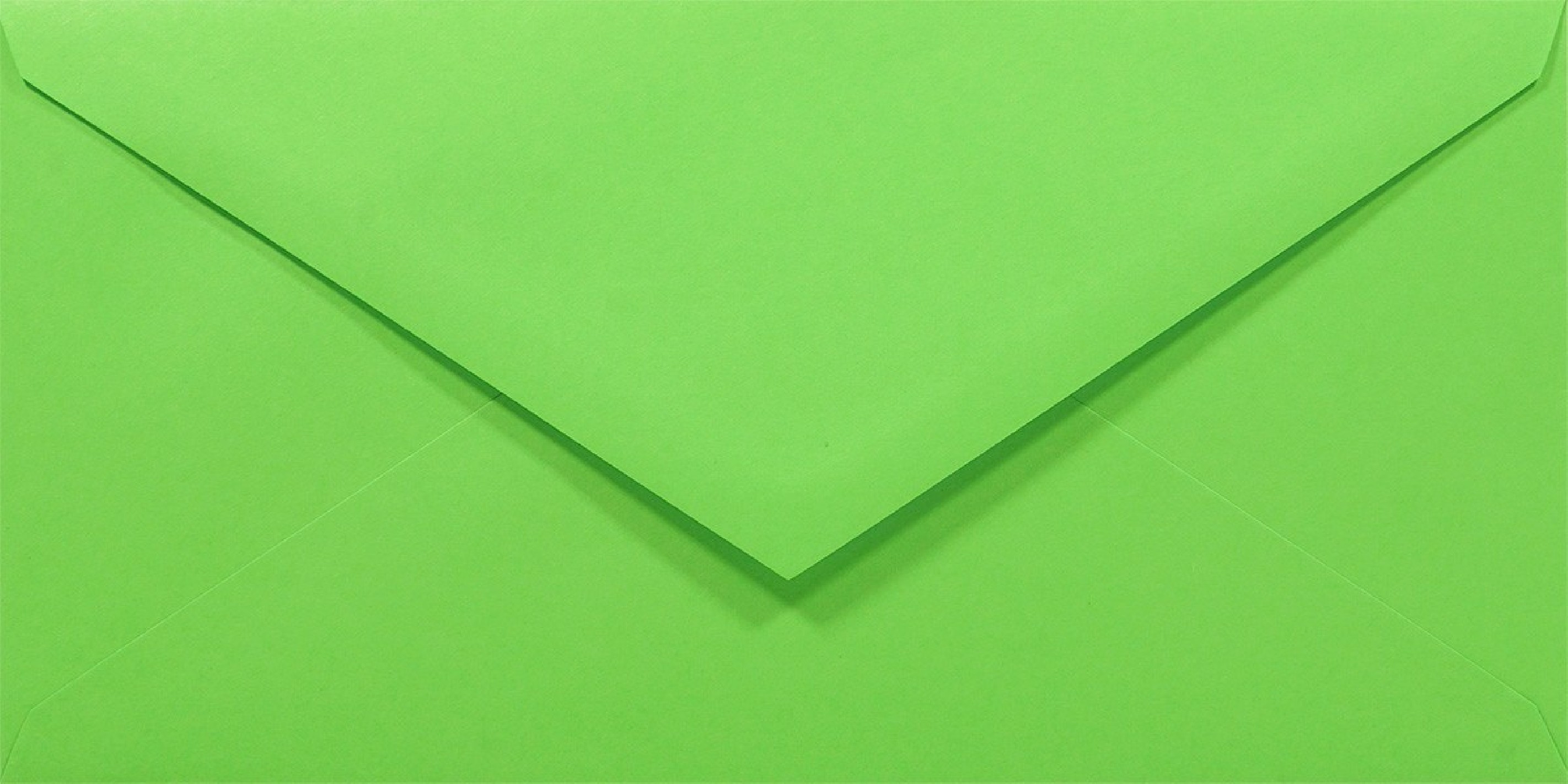 Rainbow Envelope DL Gummed R76 Green 80g