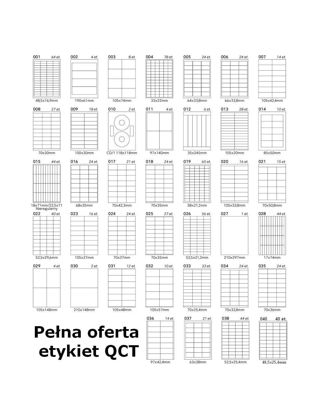 EME4 33x22 (78) 100A4 self-adhesive labels