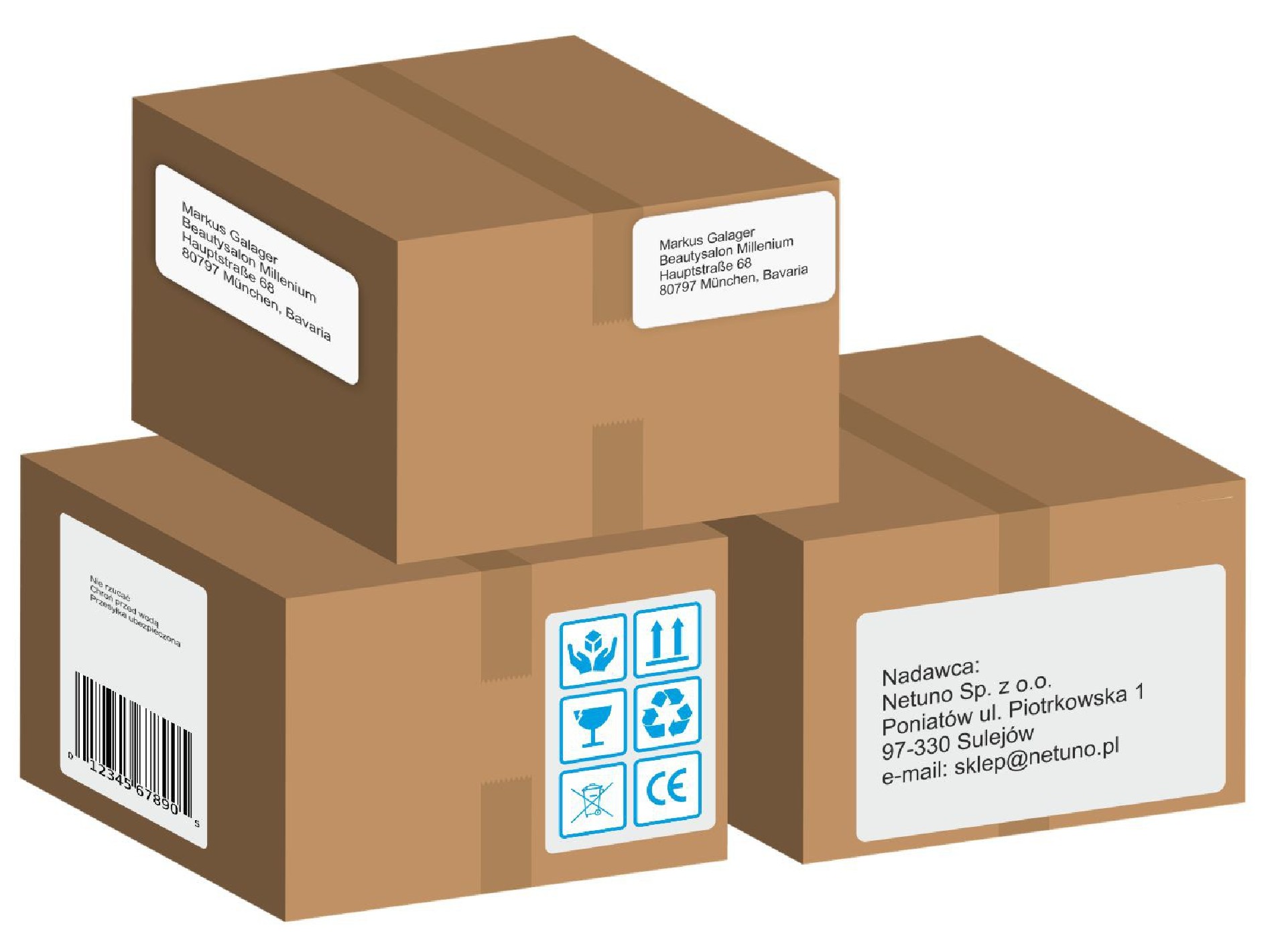 EME4 33x22 (78) 100A4 self-adhesive labels