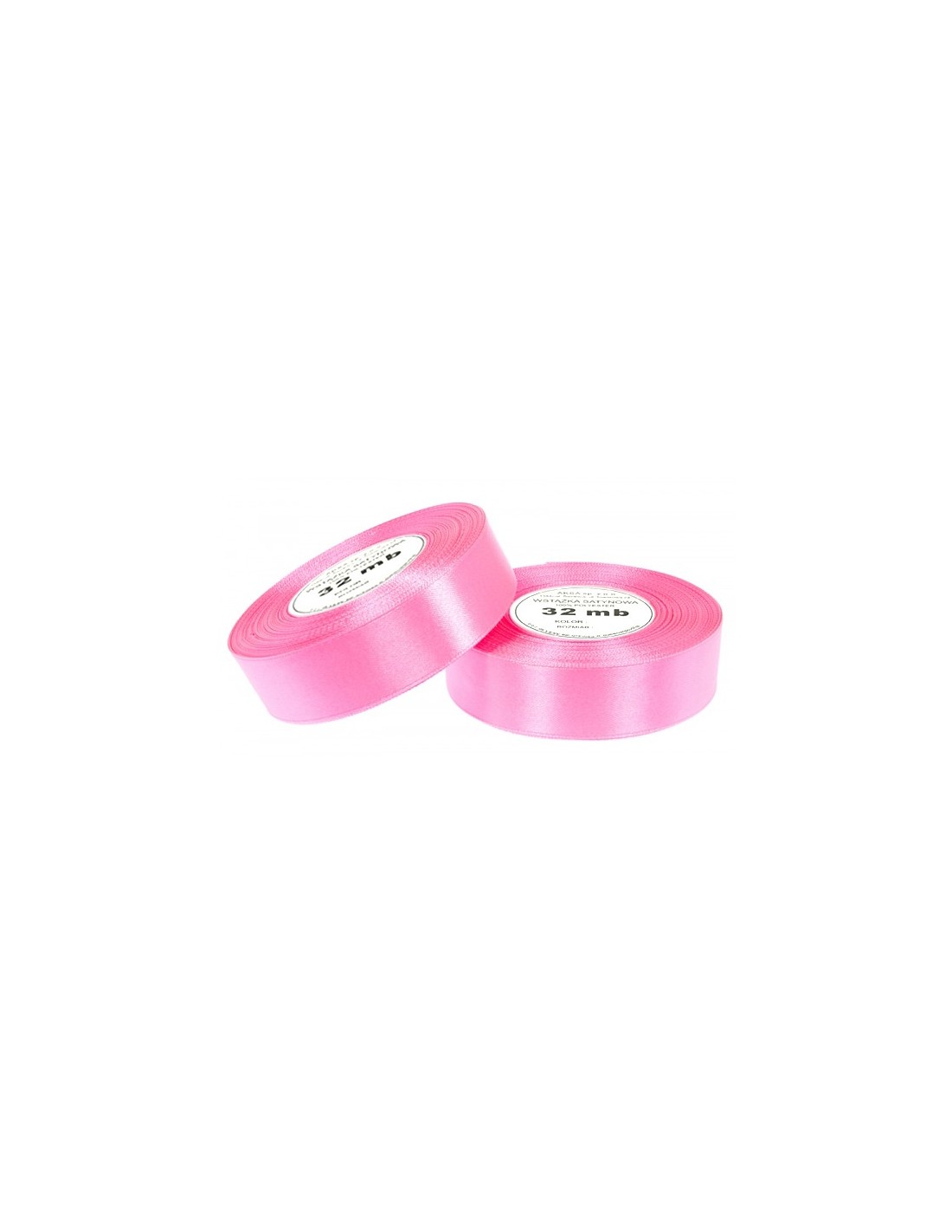 25mm WS8039 Satin Ribbon Pink 32mb 25mm WS8039 Satin Ribbon Pink 32mb