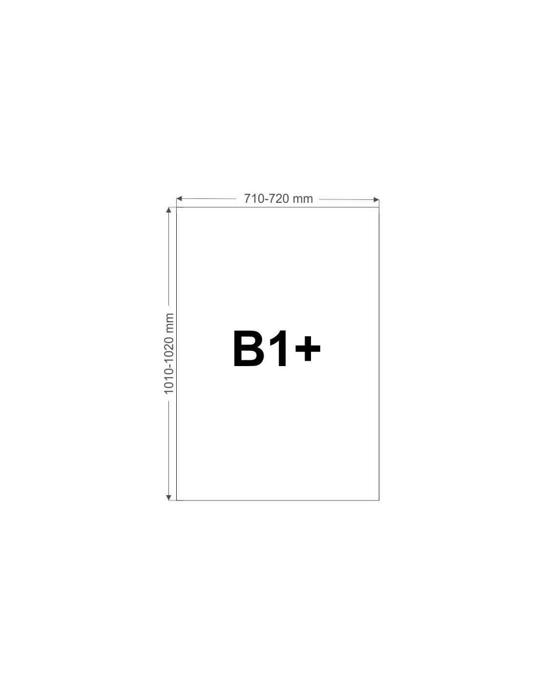 Papier Prisma 120g Bianco 72x102 R250