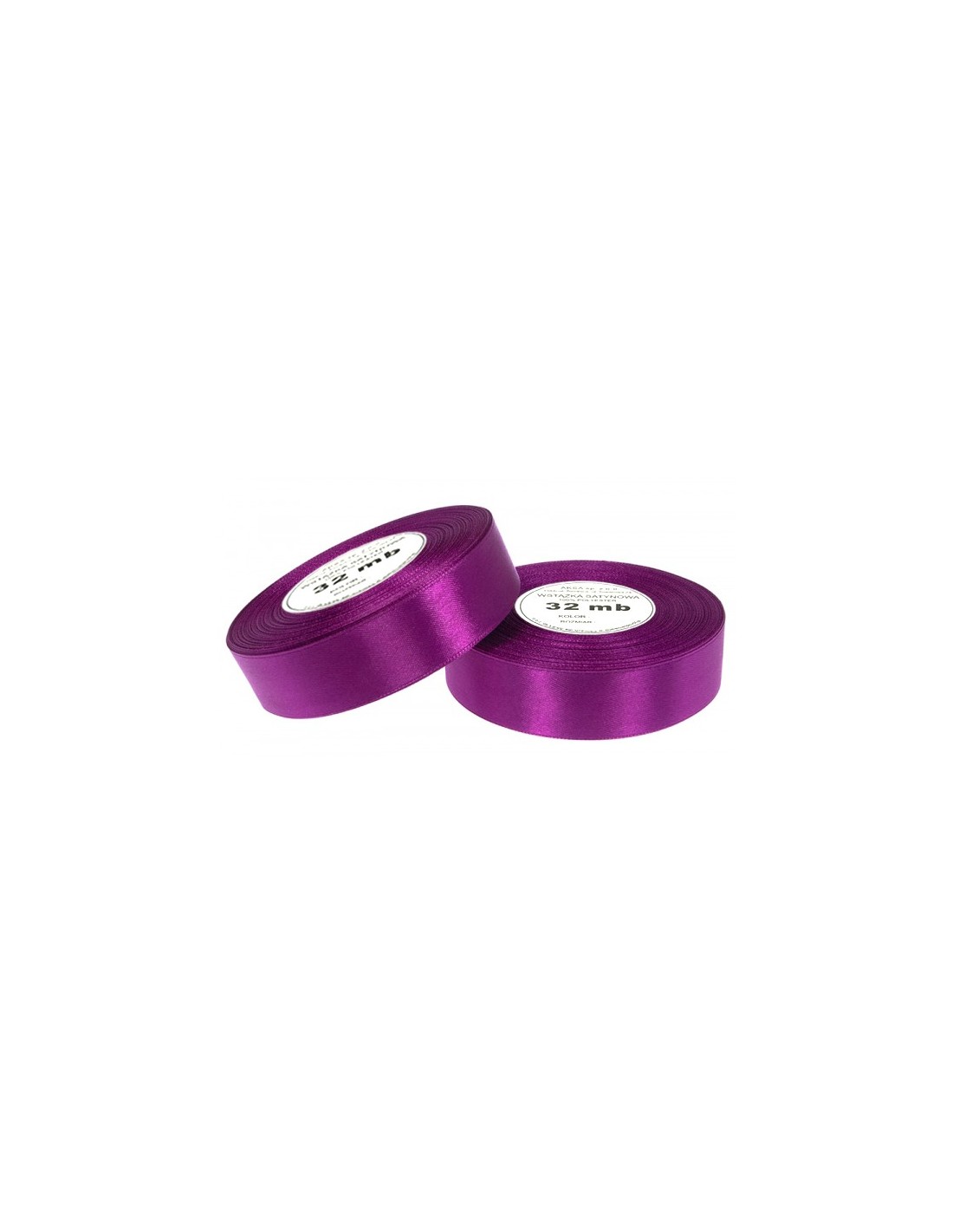 25mm WS8054 Satin Ribbon Plum 32mb 25mm WS8054 Satin Ribbon Plum 32mb