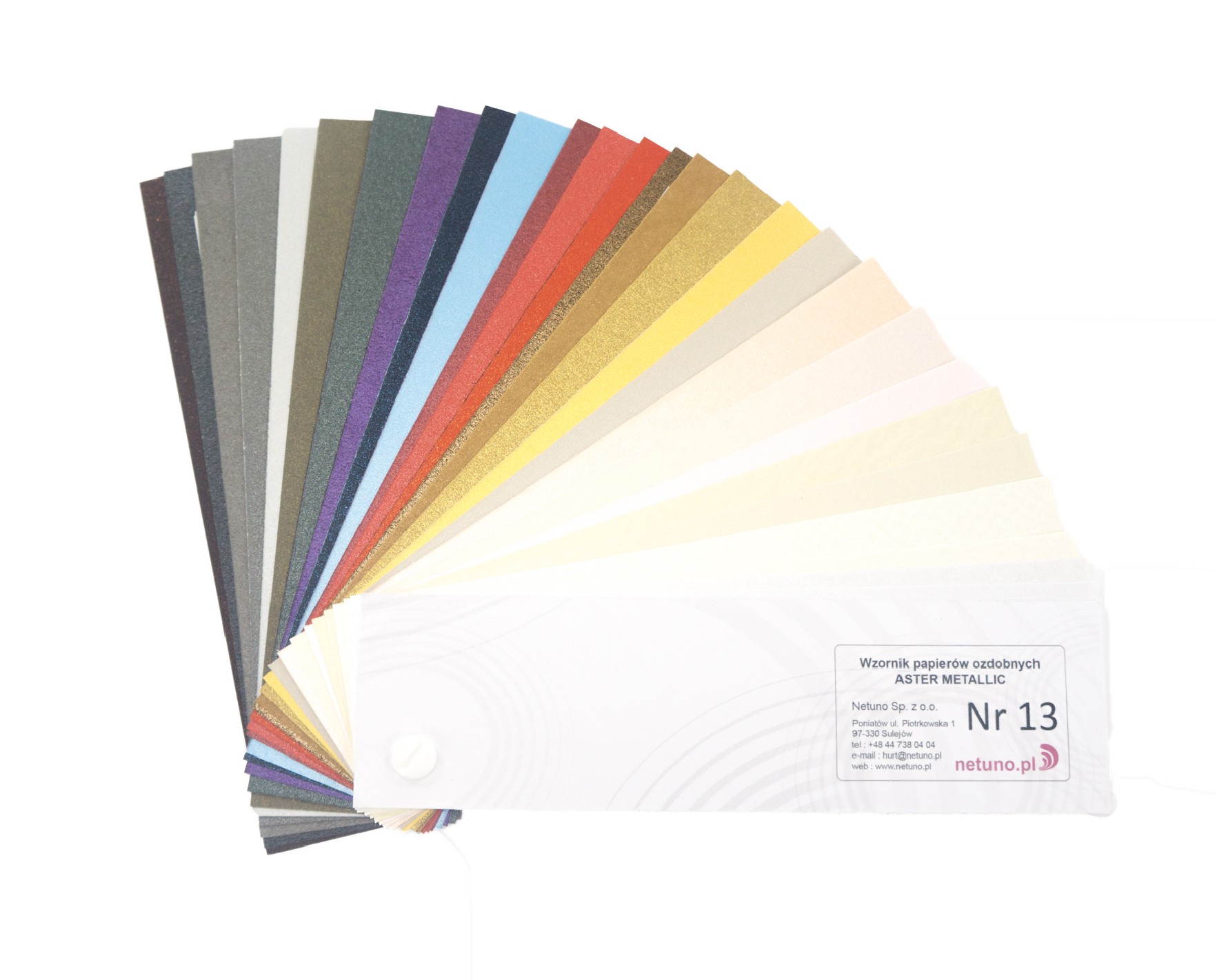 Fine Paper Swatch Book Aster Metallic