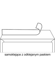 Letter Envelope DL Peal&Seal White OKP Pack of 1000