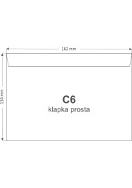 Decorative envelope C6 HK Sirio Pearl Ice White 110g