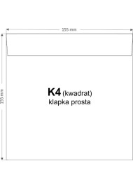 Decorative square envelope K4 15,5x15,5cm NK Burano Giallo Zolfo yellow 90g
