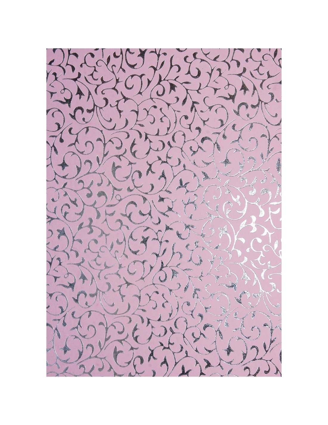 Decorative Paper Pink - Silver Lace 56x76cm Decorative Paper Pink - Silver Lace 56x76cm