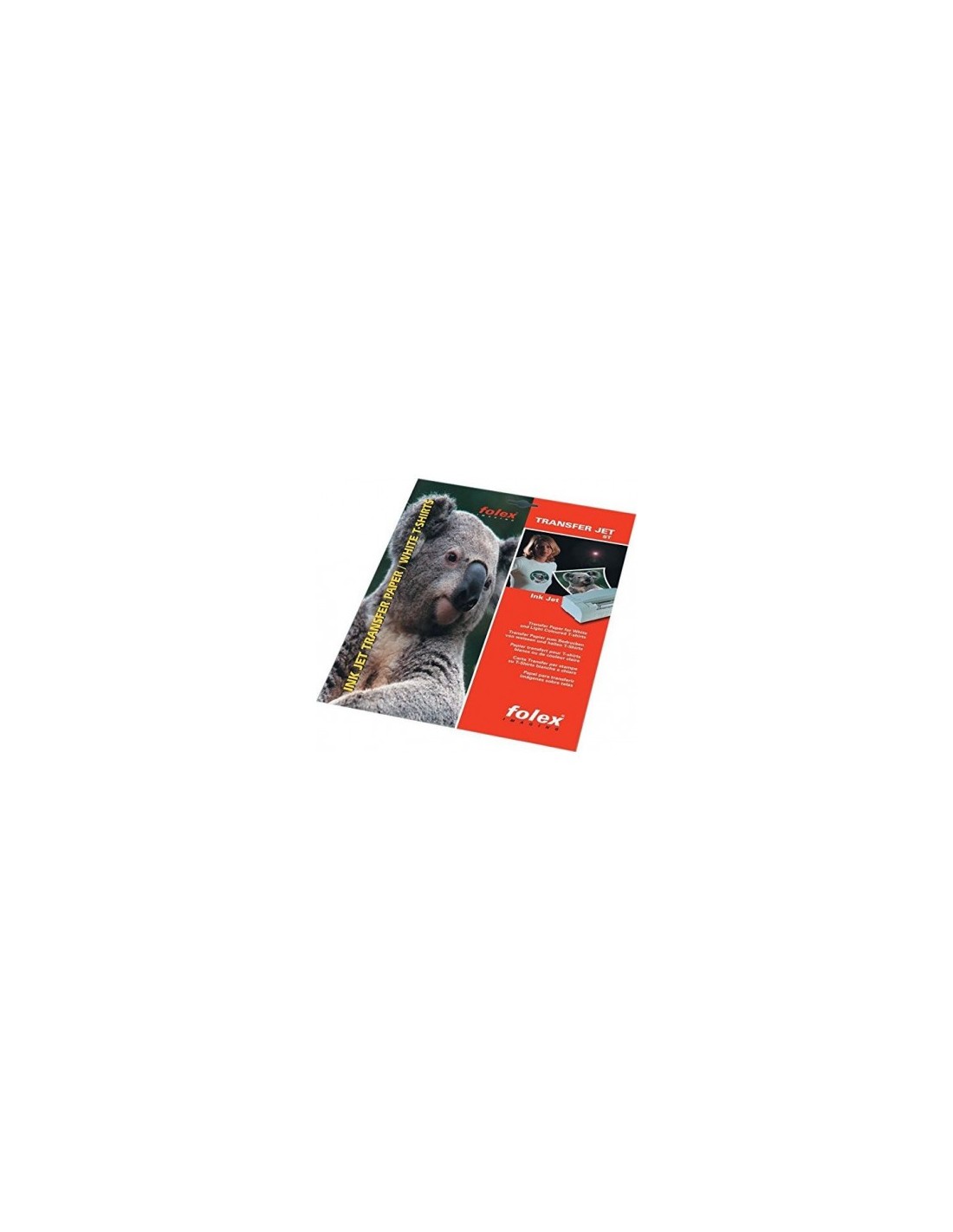 FOLEX TRANSFER JET ST Iron-on transfer on light fabrics for inkjet printers, pack. 10A4 FOLEX TRANSFER JET ST Iron-on transfer on light fabrics for inkjet printers, pack. 10A4