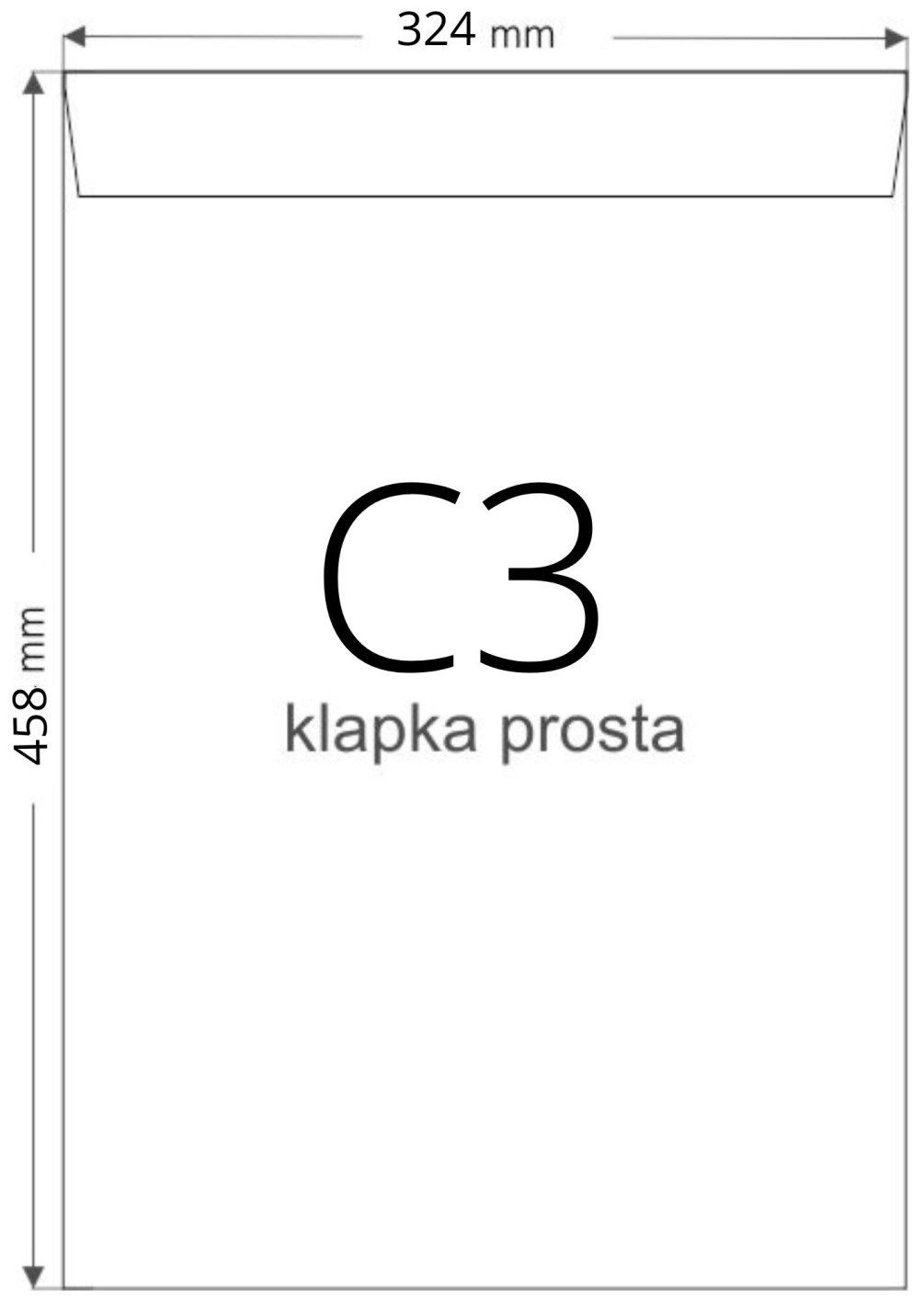 Koperta listowa C3 HK brąz 250szt. Koperta listowa C3 HK brąz 250szt.