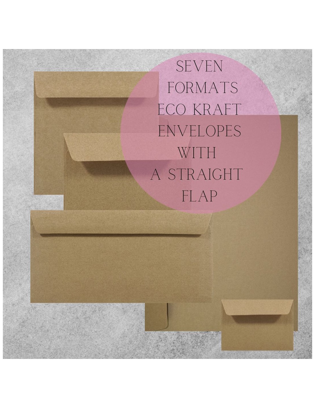 Decorative envelope DL NK EKO Kraft brown 100g Decorative envelope DL NK EKO Kraft brown 100g