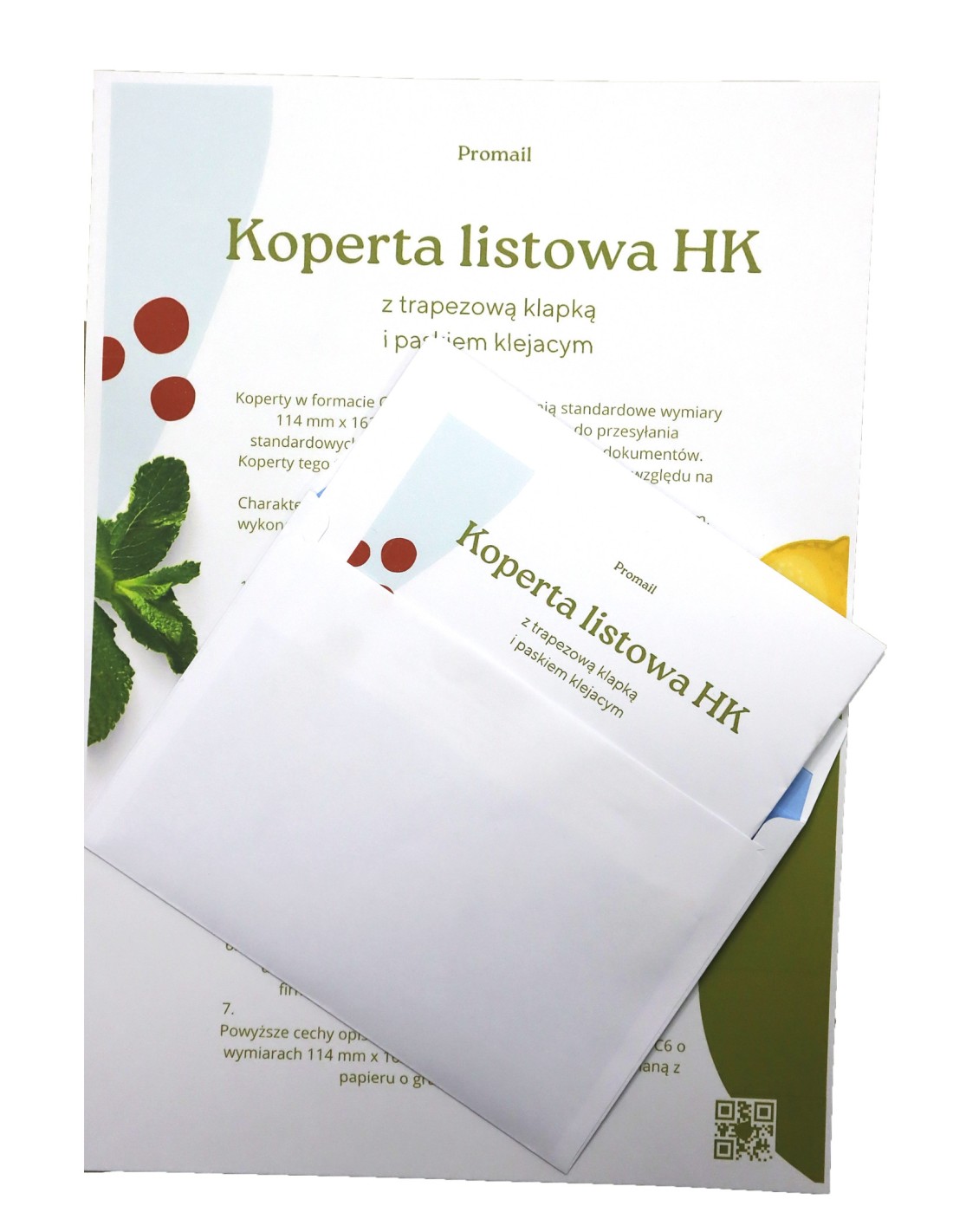 Koperta listowa C6 HK 90g biała 1000szt. Koperta listowa C6 HK 90g biała 1000szt.