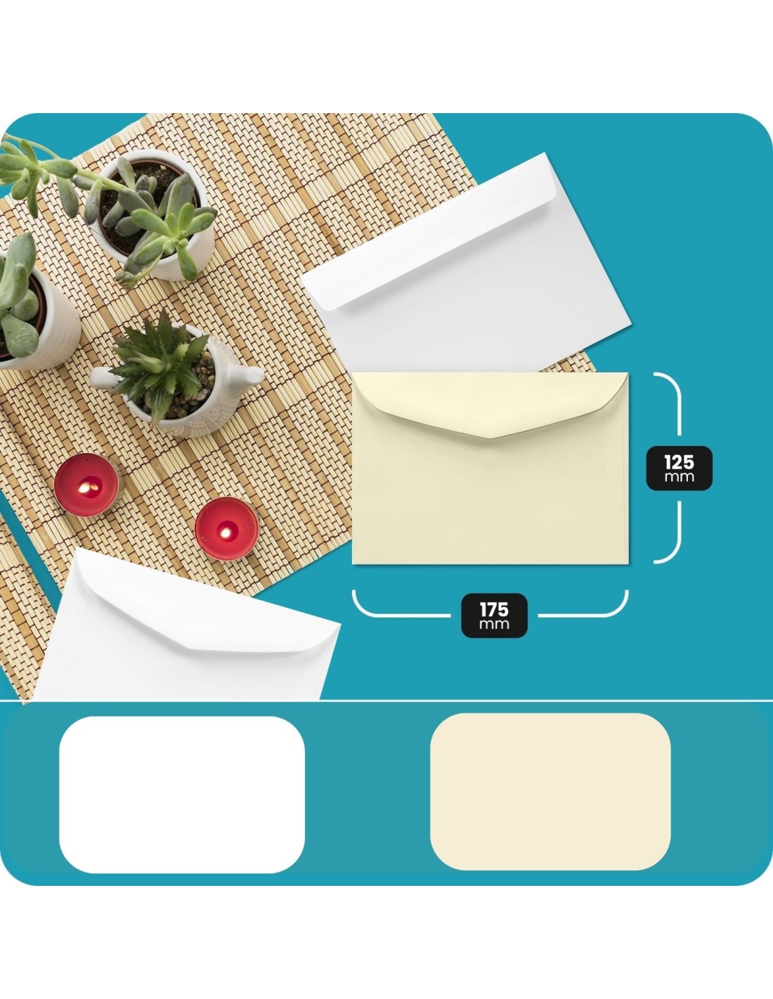 Lessebo Envelope B6 Gummed White 100g Lessebo Envelope B6 Gummed White 100g