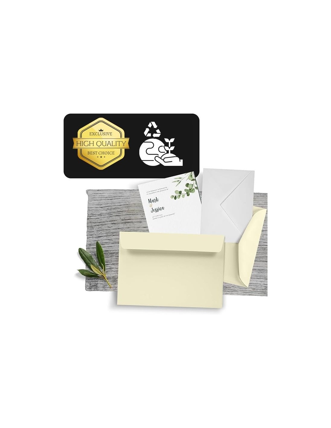 Lessebo Envelope K2 Gummed Ivory Ecru 100g Lessebo Envelope K2 Gummed Ivory Ecru 100g