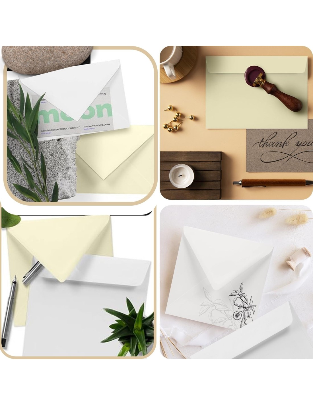 Lessebo Envelope K2 Gummed Ivory Ecru 100g Lessebo Envelope K2 Gummed Ivory Ecru 100g