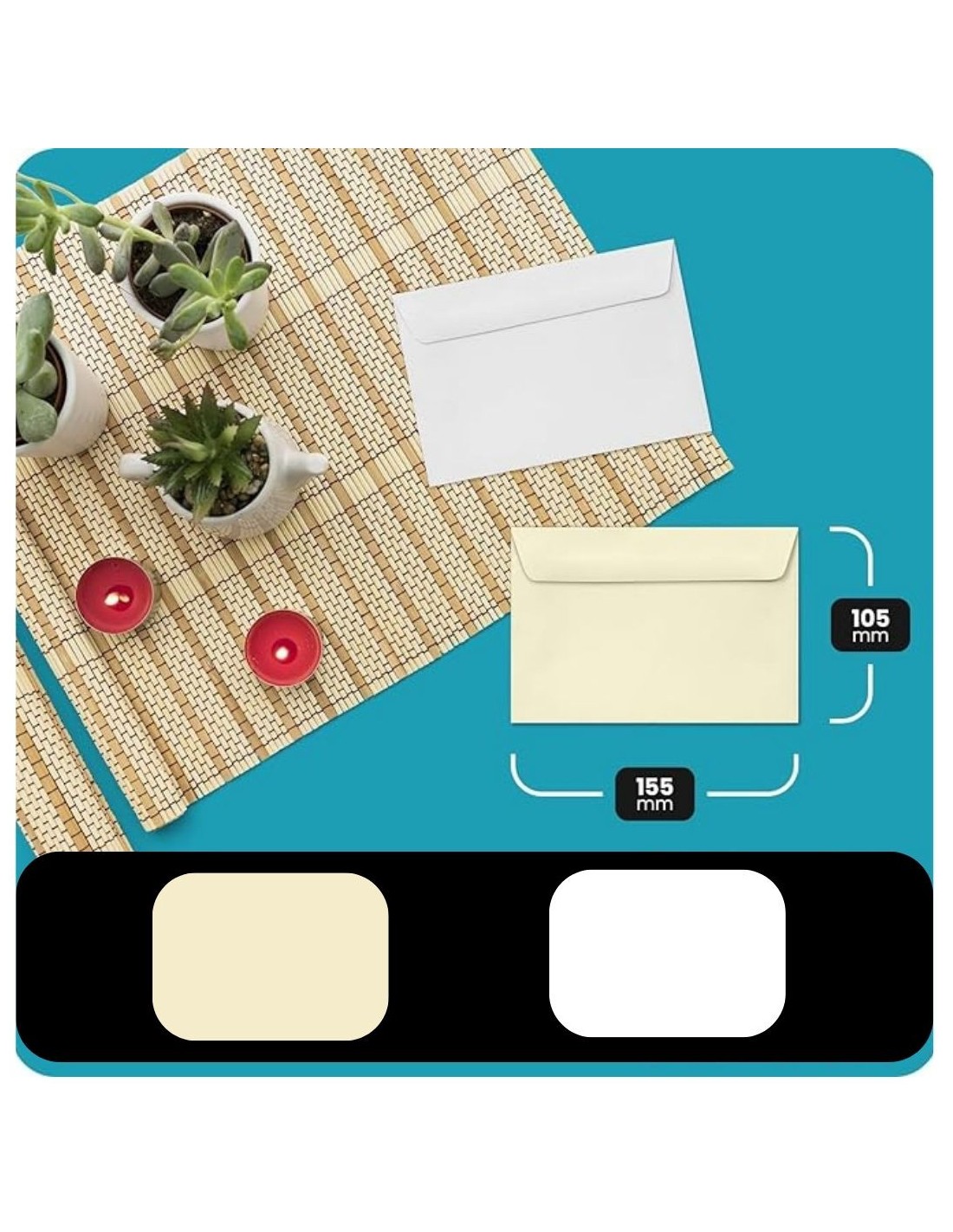 Lessebo Envelope K2 Gummed White 100g Lessebo Envelope K2 Gummed White 100g