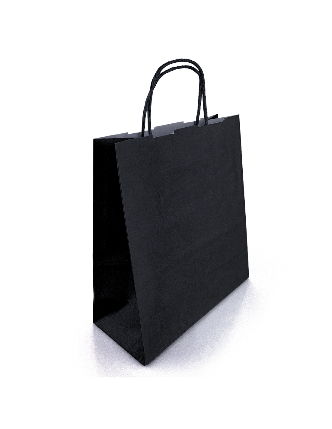 Torba Kraft czarna 180x80x210mm 400szt.