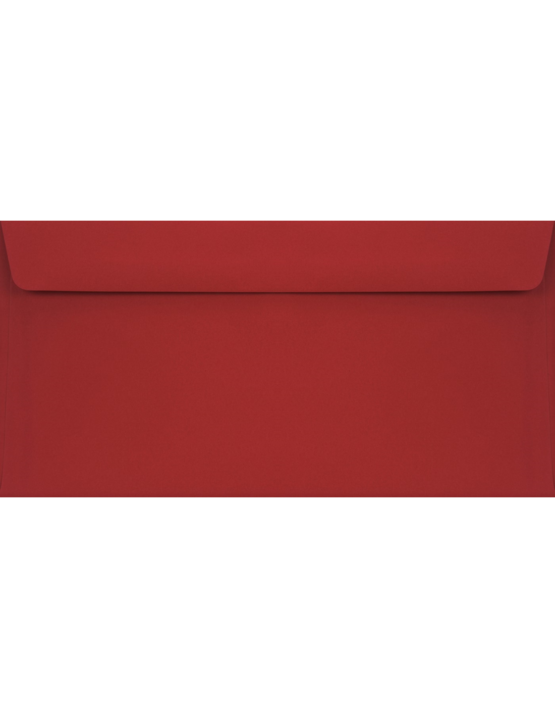 Koperta ozdobna gładka kolorowa DL 11x22 HK Sirio Color Lampone czerwona 115g