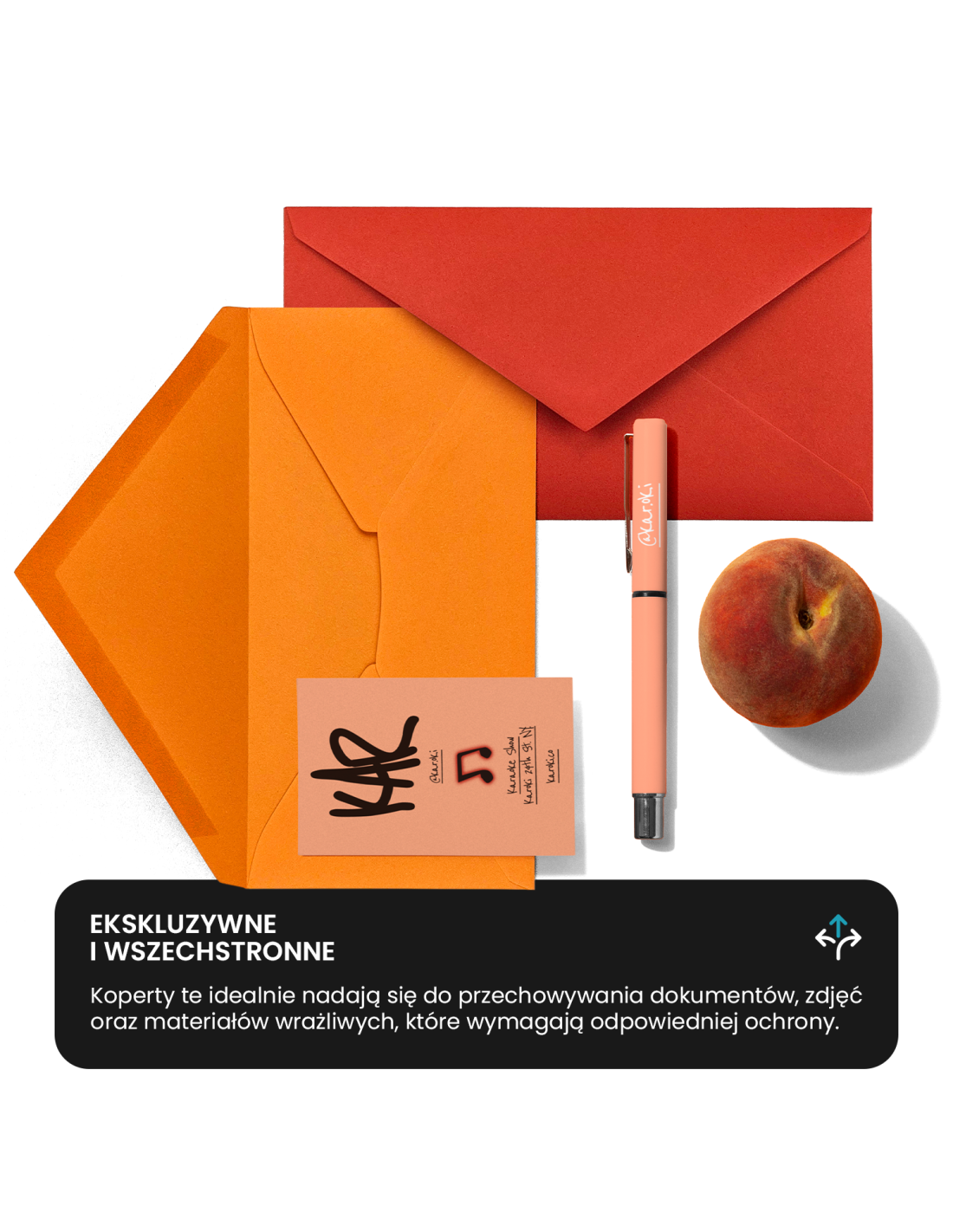 Koperta ozdobna gładka kolorowa DL 11x22 NK Burano Rosso Scarlatto czerowna delta 90g