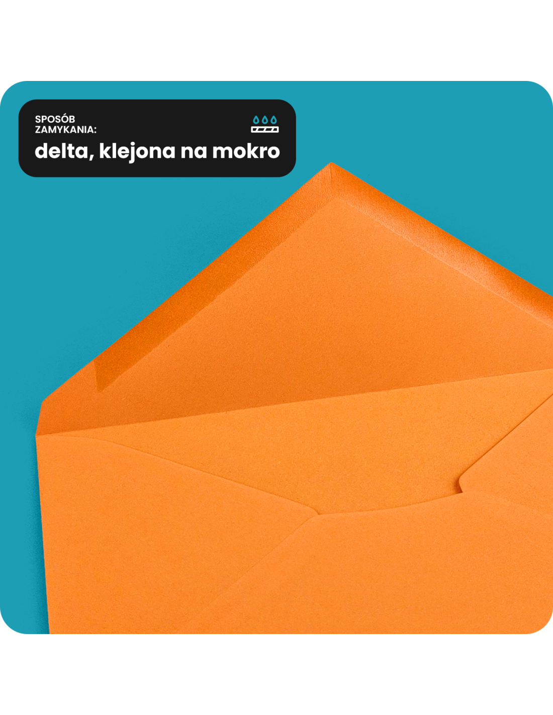 Koperta ozdobna gładka kolorowa DL 11x22 NK Burano Rosso Scarlatto czerowna delta 90g
