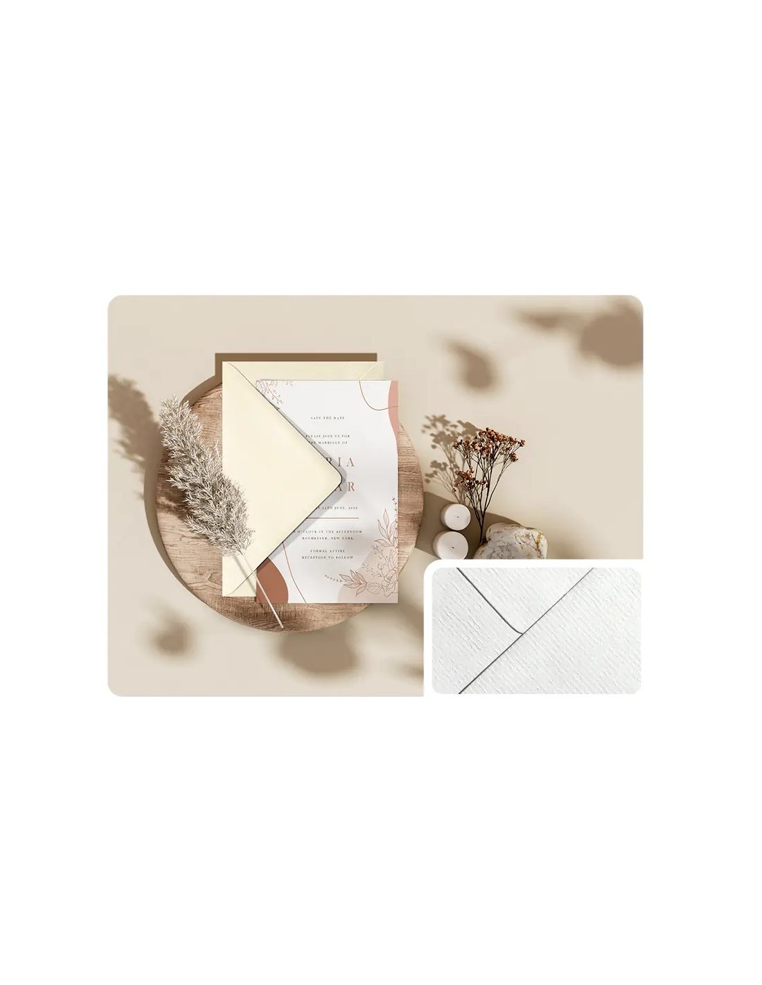 Ribbed textured decorative envelope DL 11x22 NK Aster Laid Ivory ecru 120g Ribbed textured decorative envelope DL 11x22 NK Aster Laid Ivory ecru 120g